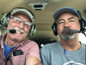 airplane cockpit